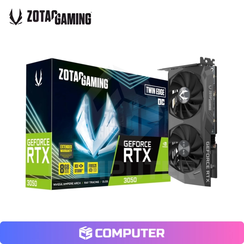 Zotac GAMING GEFORCE RTX 3050 6GB GDDDR6 TWIN EDGE OC