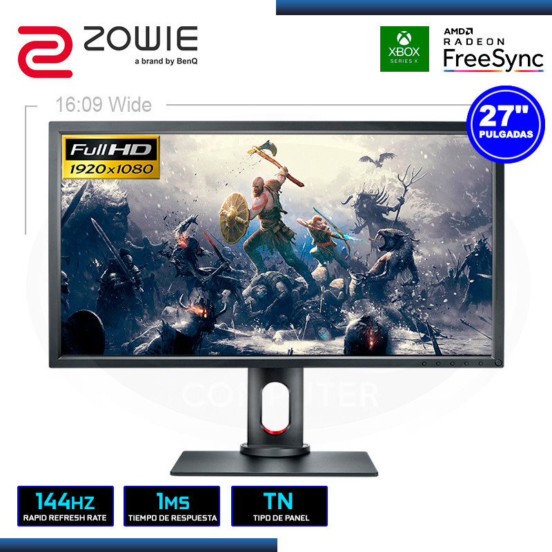 Zowie LED 27" XL2731-B 1920x1080 HDMI DP DVI-DL 1MS/144Hz