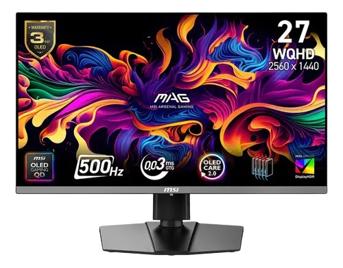 MSI GAMING MAG 272QP QD-OLED X50 26.5P WQHD 2K 500HZ