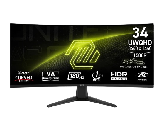 MSI GAMING MAG 346CQ 34P UWQHD 180HZ 1MS 2K