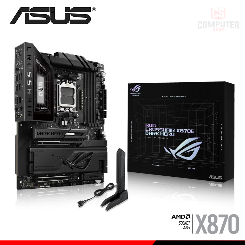 ASUS ROG CROSSHAIR X870E DARK HERO ATX DDR5 AMD AM5 (PN:90MB1NT0-M0VAY0)